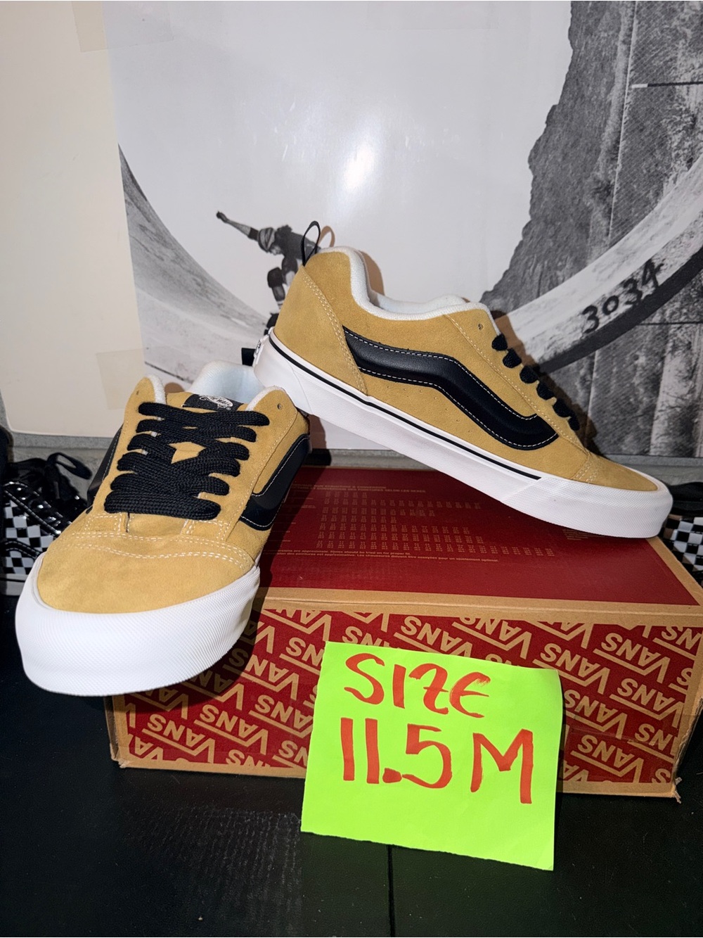 Vans Knu Skool Suede Antelope sz 11.5 Men’s 13.0 Women